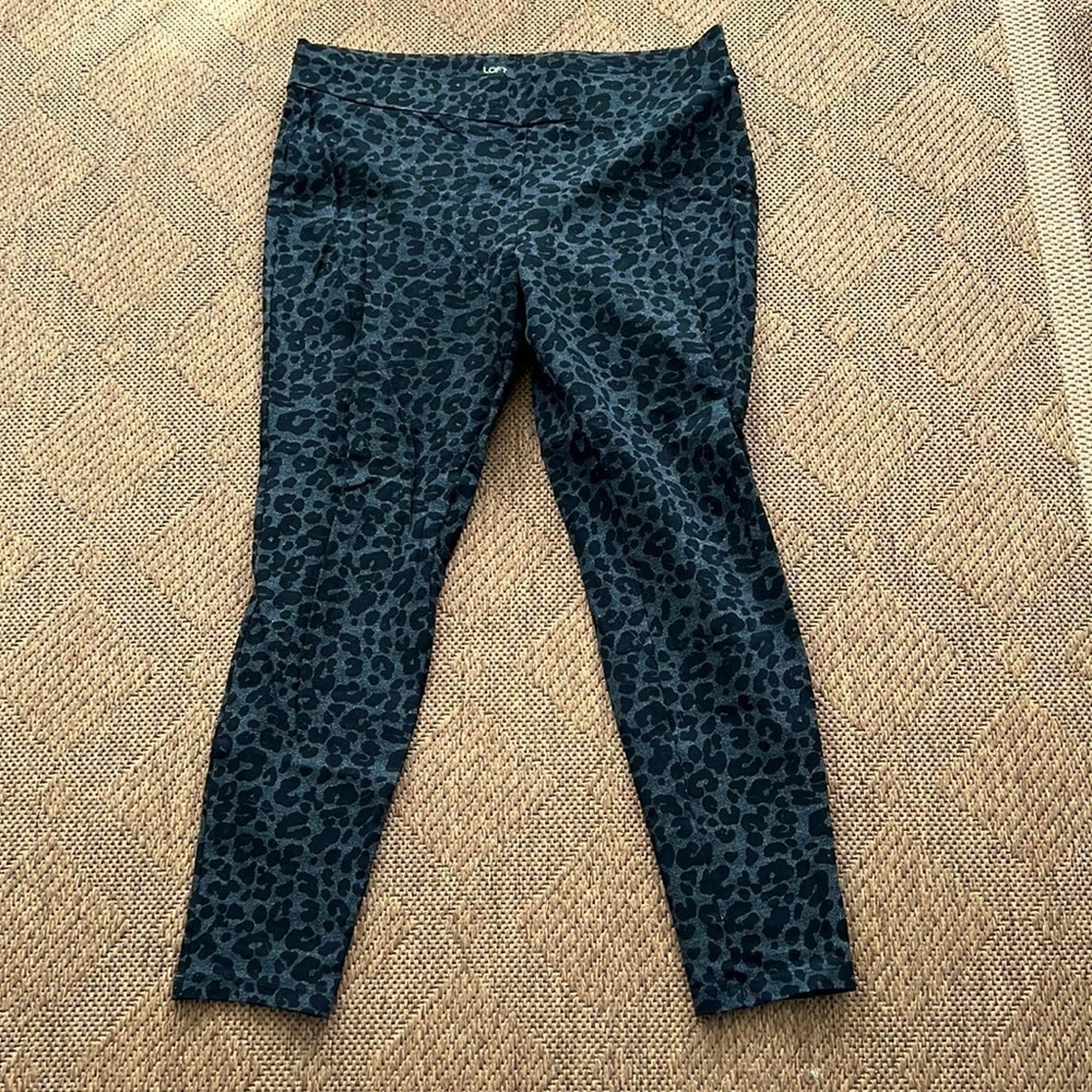 LOFT size large leopard print Jeggings